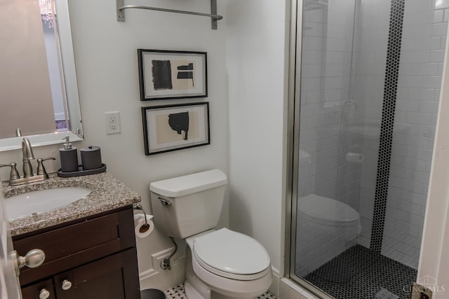 306 Mulberry St Unit 2, Cincinnati, OH 45202 - full bathroom with vanity and a stall shower