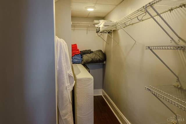 306 Mulberry St Unit 2, Cincinnati, OH 45202 - walk in closet with wood finished floors