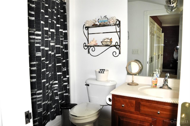 8030 Deershadow Ln, Montgomery, OH 45242 - full bathroom featuring vanity and a shower with curtain
