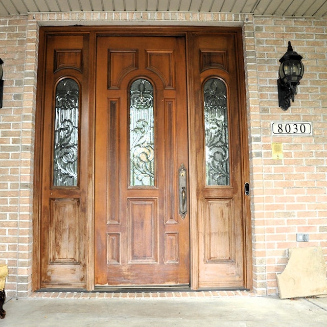 8030 Deershadow Ln, Montgomery, OH 45242 - entrance to property featuring brick siding