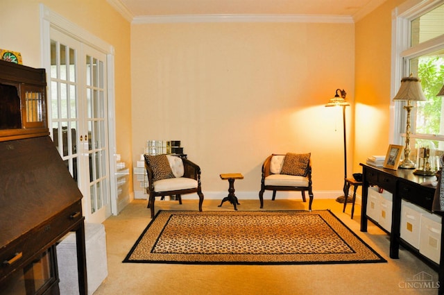 8030 Deershadow Ln, Montgomery, OH 45242 - living area with crown molding