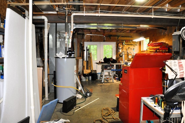 8030 Deershadow Ln, Montgomery, OH 45242 - below grade area featuring gas water heater and electric panel