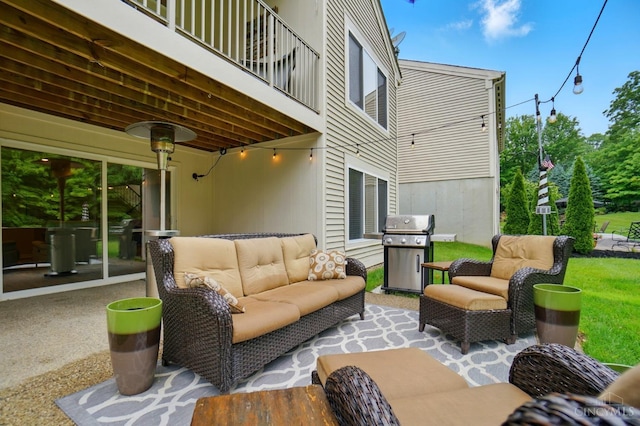 3492 Ballymore Ct, Pierce Twp, OH 45245 - patio / terrace featuring an outdoor hangout area, area for grilling, and a patio area