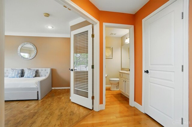 3492 Ballymore Ct, Pierce Twp, OH 45245 - hallway featuring baseboards and light wood finished floors