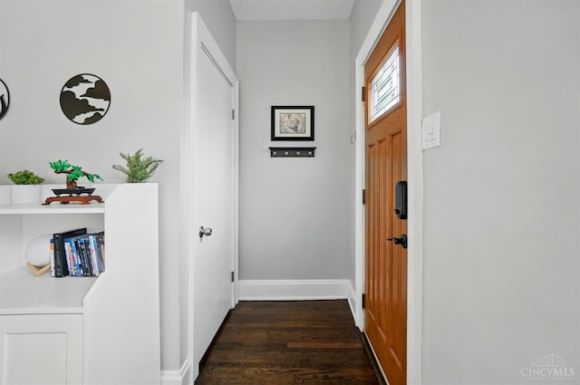 7002 Cambridge Ave, Columbia Twp, OH 45227 - hall with dark wood-style floors and baseboards