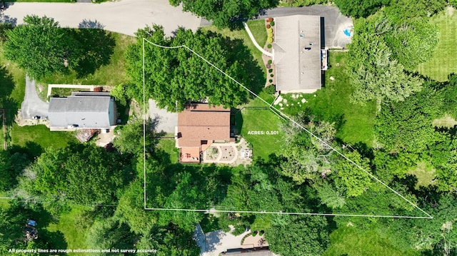 10730 Adventure Ln, Montgomery, OH 45242 - aerial view of property's location featuring property parcel outlined