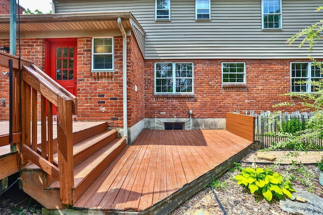 10730 Adventure Ln, Montgomery, OH 45242 - view of wooden terrace