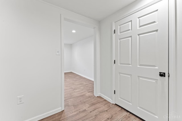 3494 Poole Rd, Colerain Twp, OH 45251 - corridor featuring light wood-style flooring and recessed lighting