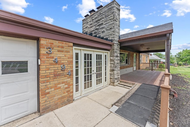 3494 Poole Rd, Colerain Twp, OH 45251 - view of patio / terrace featuring french doors