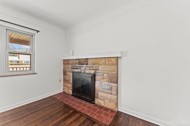 3494 Poole Rd, Colerain Twp, OH 45251 - detailed view of wood finished floors and a fireplace