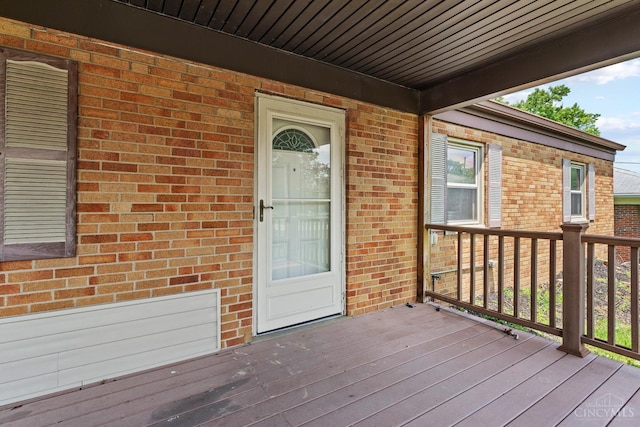 3494 Poole Rd, Colerain Twp, OH 45251 - view of wooden terrace