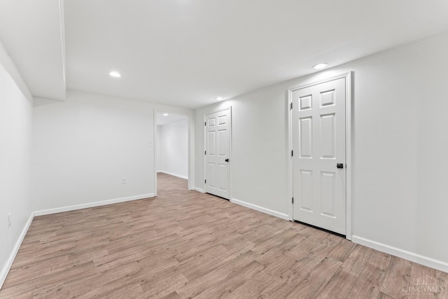 3494 Poole Rd, Colerain Twp, OH 45251 - finished below grade area with recessed lighting and light wood-type flooring