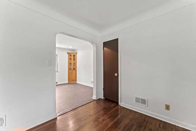 3494 Poole Rd, Colerain Twp, OH 45251 - unfurnished room with arched walkways and wood finished floors