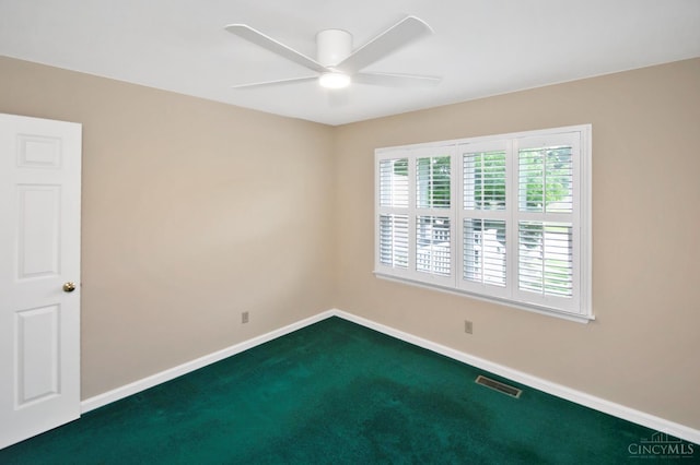 1303 Crotty Ct Unit A, Anderson Twp, OH 45255 - empty room featuring ceiling fan and dark carpet