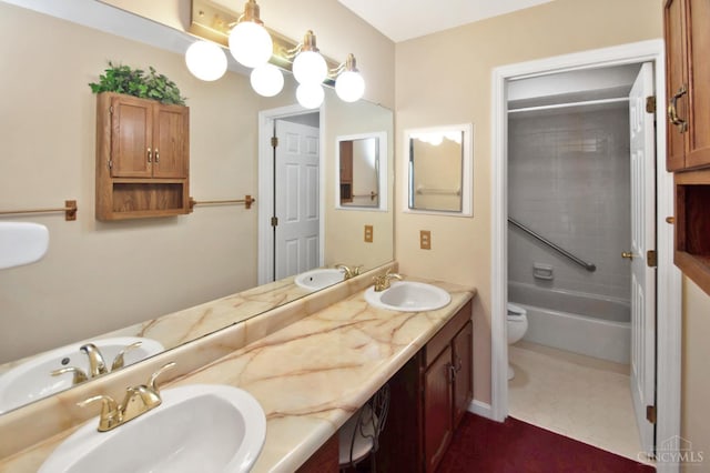 1303 Crotty Ct Unit A, Anderson Twp, OH 45255 - bathroom with double vanity and toilet