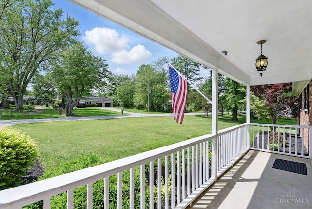 1704 Ludlow Cir, Pierce Twp, OH 45102 - view of covered porch