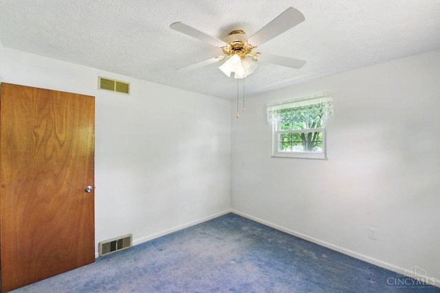 1704 Ludlow Cir, Pierce Twp, OH 45102 - carpeted spare room with ceiling fan and a textured ceiling