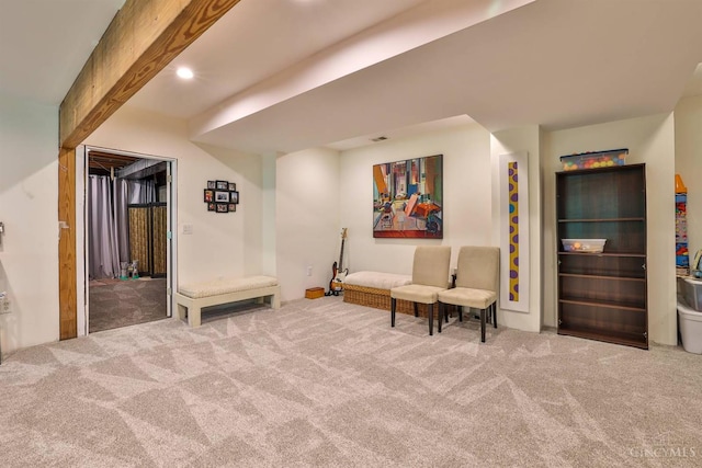 9396 Kemper Grove Ln, Symmes Twp, OH 45140 - sitting room with carpet flooring