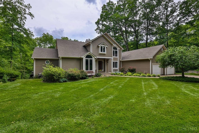9396 Kemper Grove Ln, Symmes Twp, OH 45140 - traditional home with an outdoor structure and a front yard