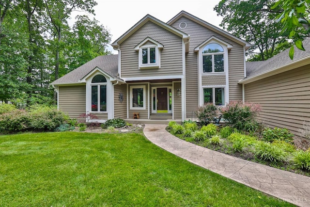 9396 Kemper Grove Ln, Symmes Twp, OH 45140 - traditional home with a front yard and covered porch