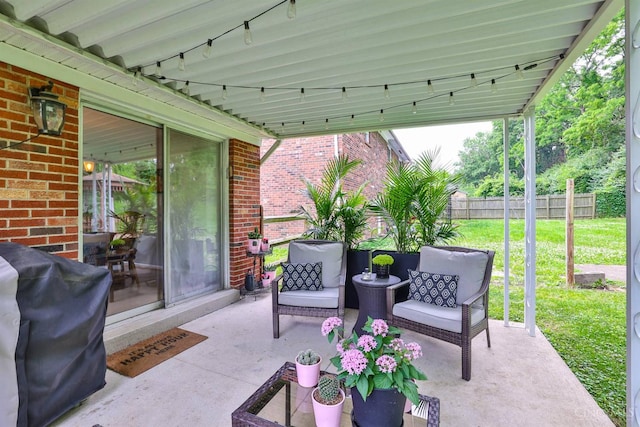 10569 Gloria Ave, Cincinnati, OH 45231 - view of patio featuring outdoor lounge area and a grill
