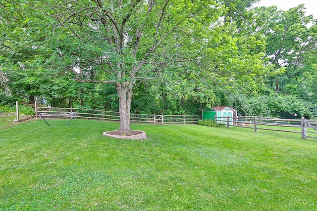 10569 Gloria Ave, Cincinnati, OH 45231 - fenced backyard featuring a storage shed