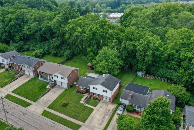 10569 Gloria Ave, Cincinnati, OH 45231 - aerial view of residential area with a heavily wooded area