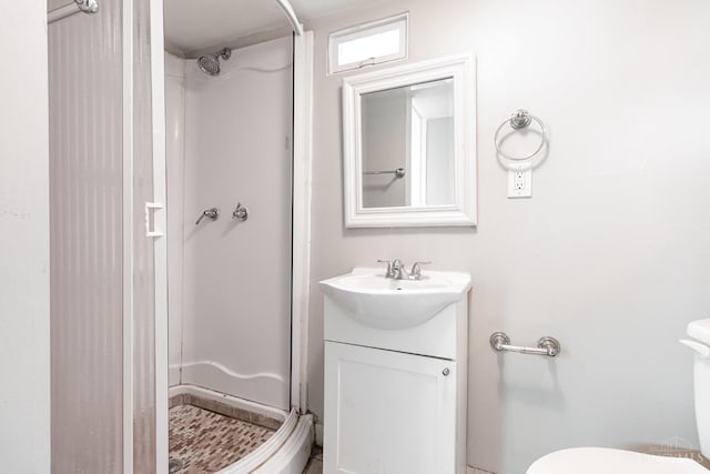 9733 Gertrude Ln, Springfield Twp, OH 45231 - bathroom featuring a stall shower and vanity