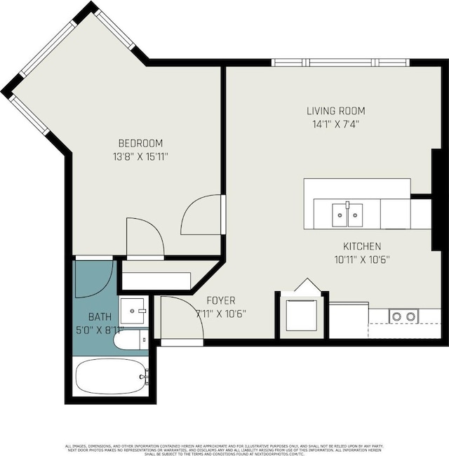 2110 Fulton Ave Unit D1, Cincinnati, OH 45206 - view of room layout