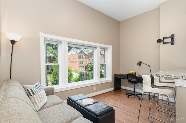 2110 Fulton Ave Unit D1, Cincinnati, OH 45206 - office featuring wood finished floors and baseboards