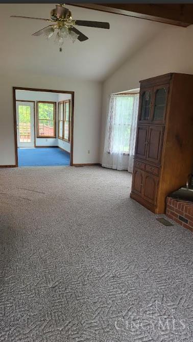 10 Chippewa Cv, Sardinia, OH 45171 - unfurnished room featuring a ceiling fan, light carpet, and healthy amount of natural light