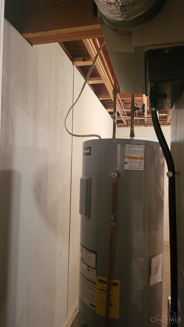 10 Chippewa Cv, Sardinia, OH 45171 - utility room featuring electric water heater