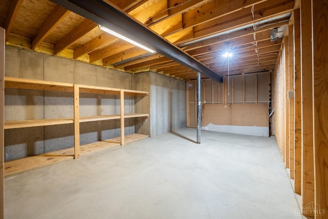 1606 Thall Dr, Hamilton, OH 45013 - view of unfinished basement
