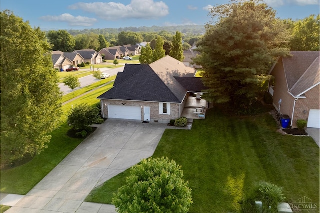 1606 Thall Dr, Hamilton, OH 45013 - aerial perspective of suburban area