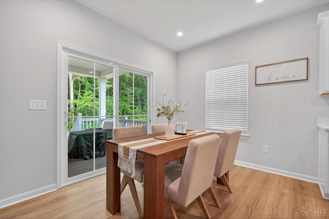 1285 Millstream Dr, Batavia Twp, OH 45102 - dining space with light wood finished floors and recessed lighting