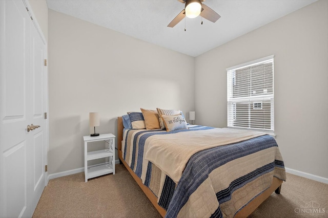 1285 Millstream Dr, Batavia Twp, OH 45102 - bedroom with carpet flooring and a ceiling fan
