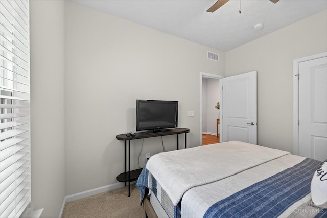 1285 Millstream Dr, Batavia Twp, OH 45102 - bedroom featuring carpet floors and ceiling fan