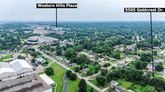5505 Goldcrest Dr, Green Twp, OH 45238 - aerial view of property and surrounding area