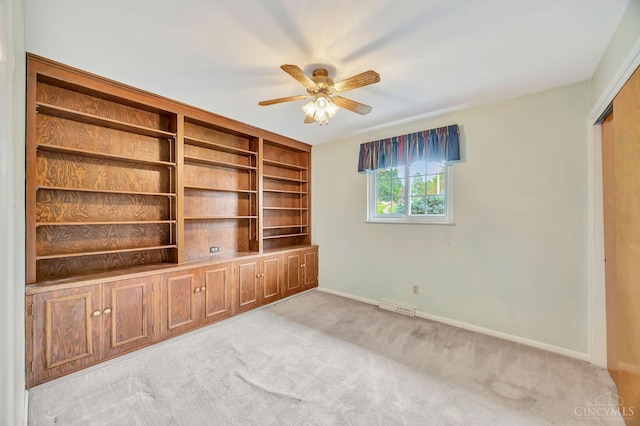 5505 Goldcrest Dr, Green Twp, OH 45238 - unfurnished bedroom featuring light carpet, a closet, and a ceiling fan