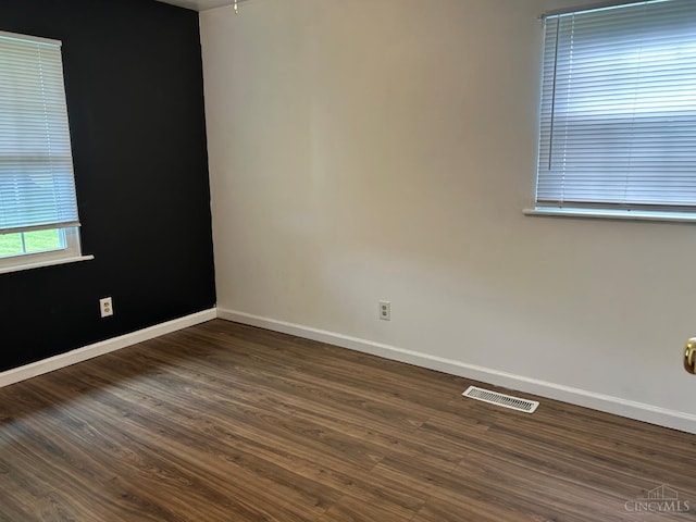 5855 Ivy Hill Rd, Hillsboro, OH 45133 - spare room with baseboards and dark wood finished floors