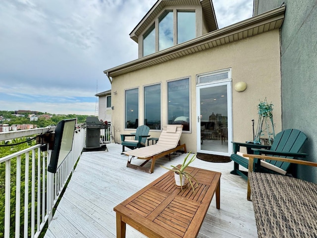 937 Monastery Unit B, Cincinnati, OH 45202 - wooden terrace featuring area for grilling