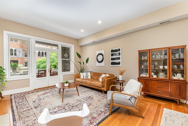 2356 Park Ave Unit 9, Cincinnati, OH 45206 - living room featuring light wood finished floors and recessed lighting