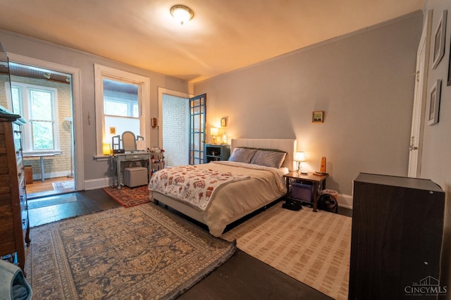 3896 Reading Rd Unit M, Cincinnati, OH 45229 - bedroom with wood finished floors and baseboards