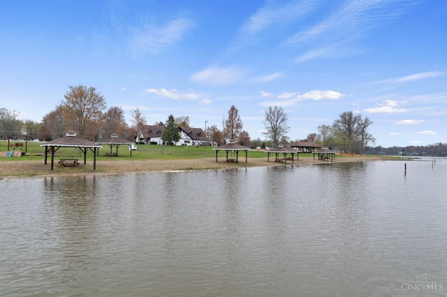 648 Odenwald Dr, Perry Twp, OH 45118 - water view featuring a gazebo