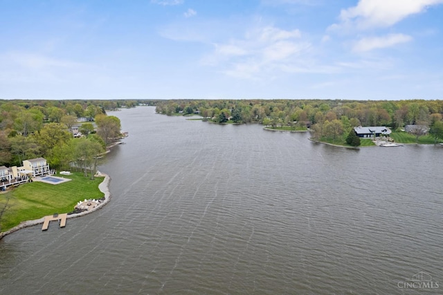 648 Odenwald Dr, Perry Twp, OH 45118 - water view featuring a forest