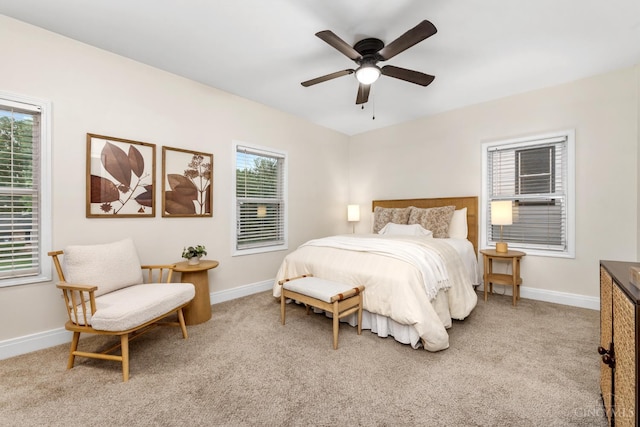 6213 Coleridge Ave, Cincinnati, OH 45213 - bedroom featuring light colored carpet and ceiling fan