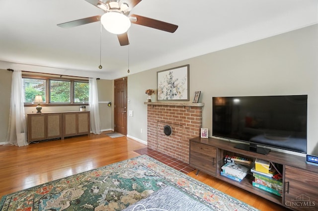 6159 Tulane Rd, Cincinnati, OH 45212 - living room with wood finished floors and ceiling fan