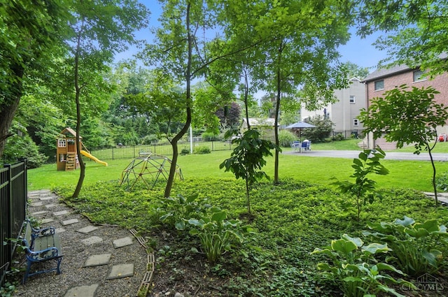 6159 Tulane Rd, Cincinnati, OH 45212 - view of yard with a playground