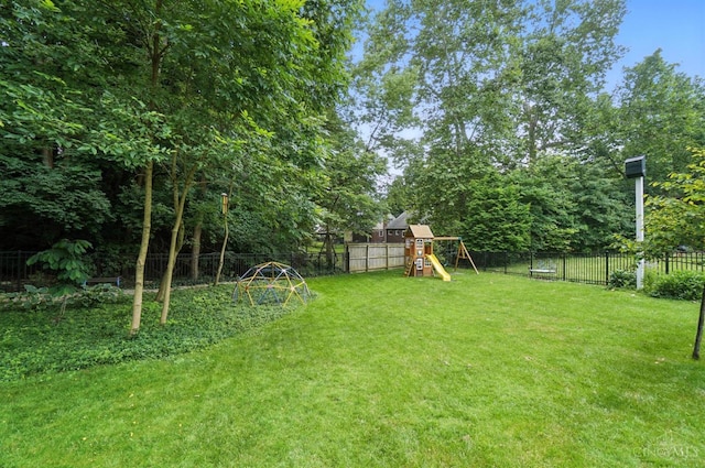 6159 Tulane Rd, Cincinnati, OH 45212 - fenced backyard featuring a playground