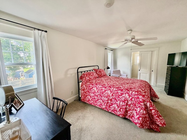2617 Milton Rd, Middletown, OH 45042 - carpeted bedroom featuring ceiling fan